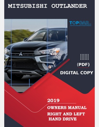 mitsubishi outlander 2019 petrol owners manual rhd&lhd